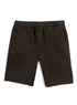 Dark Oily Gabardine Short - Khotwh